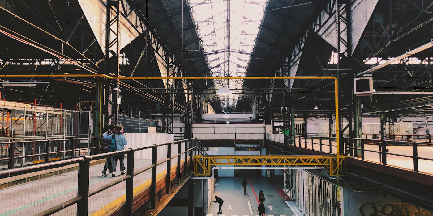 Industrial warehouse interior in the Dallas-Fort Worth Metroplex