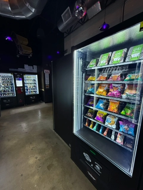 EJR Vending machine suite inside Bodega automated store in Fort Worth